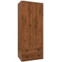 Kleiderschrank Crosby - Eiche antik