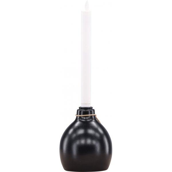 Ulricehamn LED-Kerzenständer 32 x 12 cm - Schwarz/Weiß Ulricehamn LED-Kerzenständer 32 x 12 cm - Schwarz/Weiß