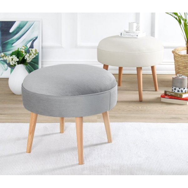 Romley Pouf - Grau Romley Pouf - Grau