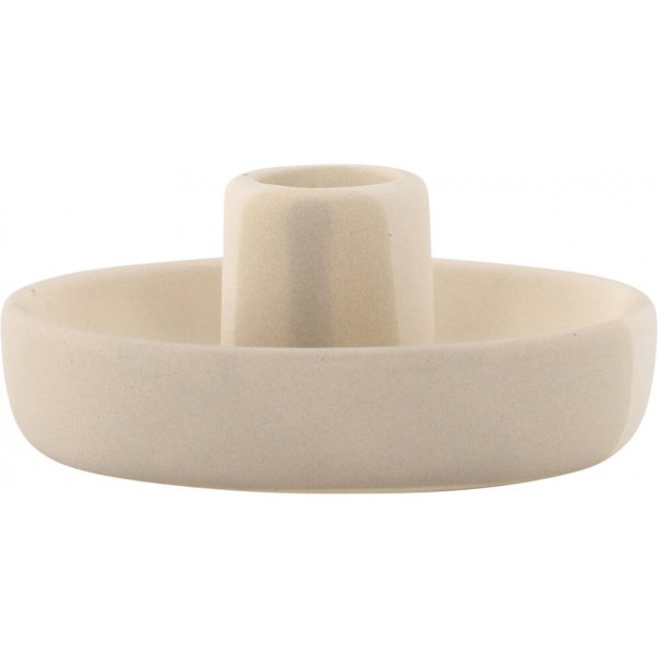Otis Kerzenhalter - Beige/Grau