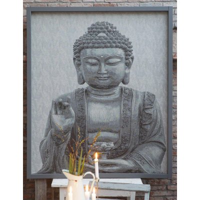 Buddha-Gewand 140 x 160 cm - Grau