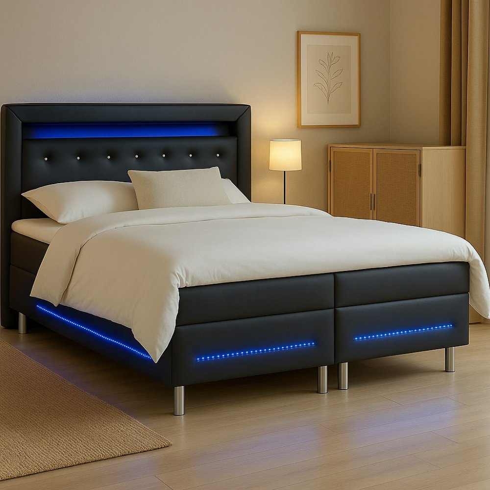 Doppelbett 160 x 200 cm komplett - Doppelbetten, Betten