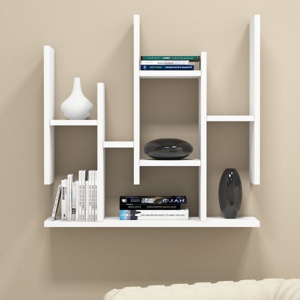 Flower Wandregal - Wei