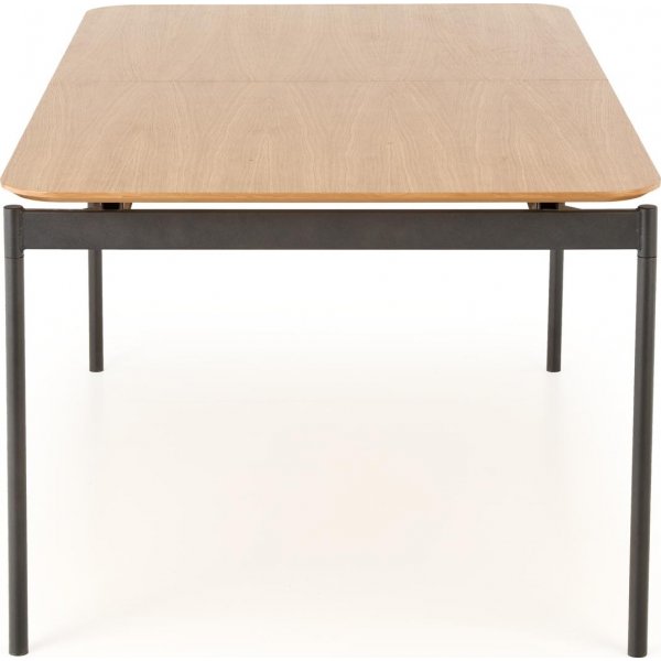 Giga Esstisch 170-250 cm - Eiche/schwarz Giga Esstisch 170-250 cm - Eiche/schwarz