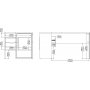 Function Plus Schreibtisch 145,1 x 81 x 76,8 cm - Walnuss