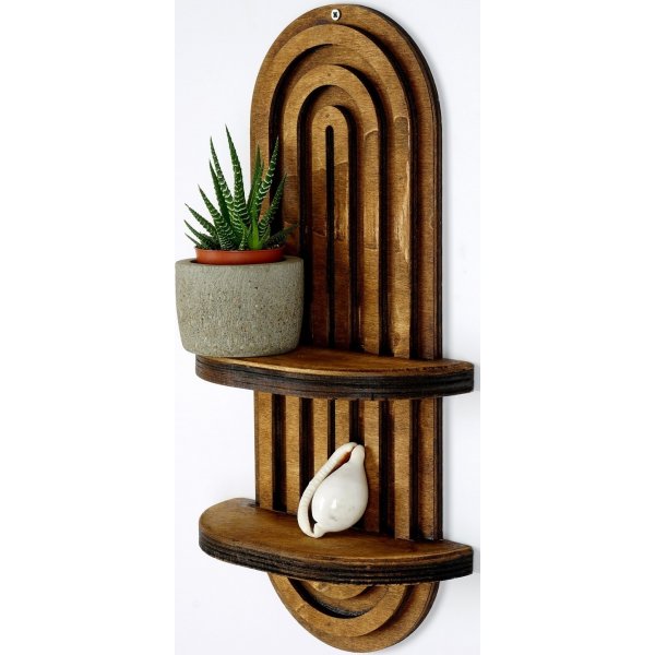 Rafa Wandregal 265 Walnuss