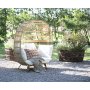 Iglu-Lounge-Sofa aus Rattan