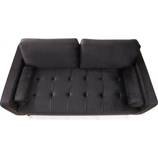 Rome 2-Sitzer-Sofa - Schwarz