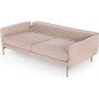 Mintgrnes 3-Sitzer-Sofa - Puderrosa