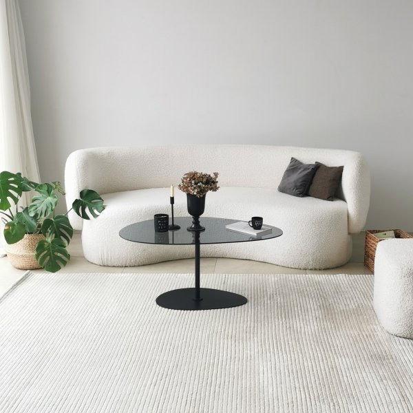 Porto Couchtisch 90 x 60 cm - Dunkelgrau/Schwarz Porto Couchtisch 90 x 60 cm - Dunkelgrau/Schwarz