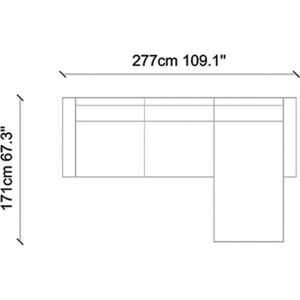 Jade-Sofa - Blau Jade-Sofa - Blau