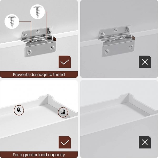 Todd Aufbewahrungstruhe - Weiß Todd Aufbewahrungstruhe - Weiß
