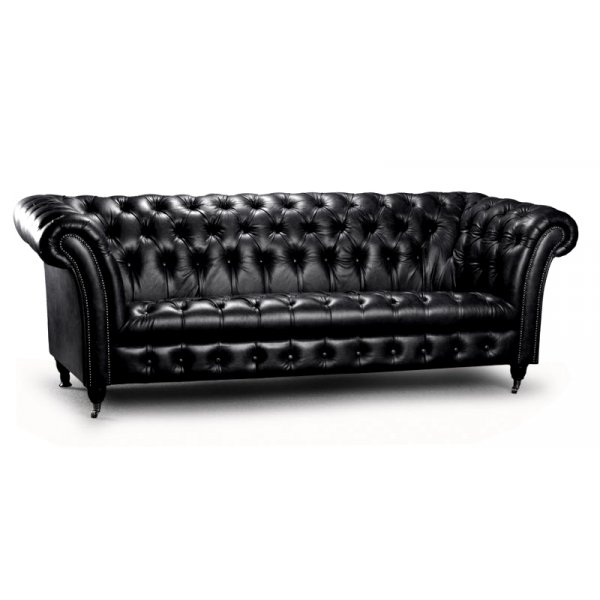 Chesterfield Tsar 3-Sitzer Ledersofa - Frei wählbare Farbe! Chesterfield Tsar 3-Sitzer Ledersofa - Frei wählbare Farbe!