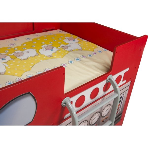 Etagenbett des Feuerwehrautos Alfon - 90x190 cm Etagenbett des Feuerwehrautos Alfon - 90x190 cm