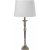 Salon-Tischlampe - Silber/Offwhite - 55 cm