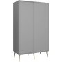 Softline Kleiderschrank - Grau