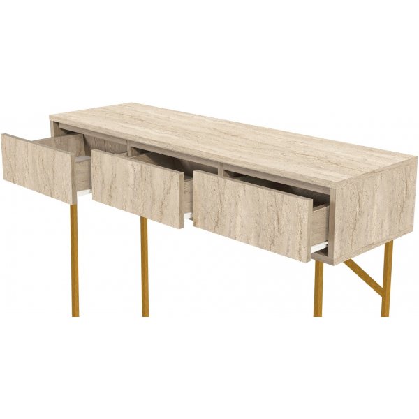 Laxus Konsolentisch - Travertin