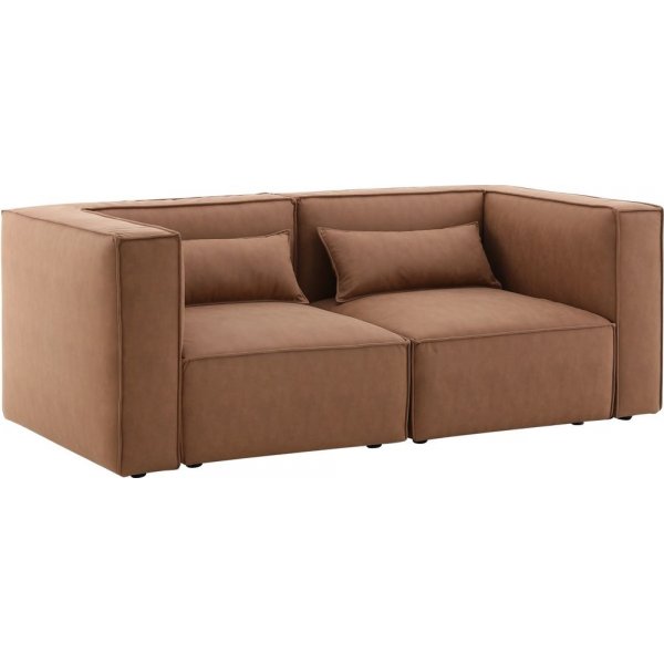 Nees Modulsofa in Cognac Combo 5