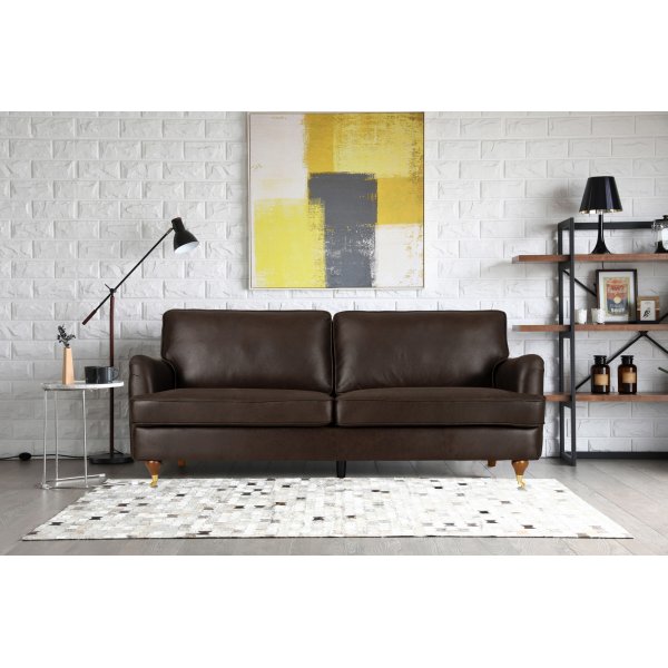 Howard Watford Deluxe 3-Sitzer gerades Sofa - Old Vintage