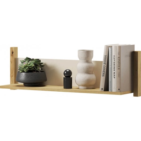 Lenny Wandregal - Artisan Eiche/Beige/Trüffel Lenny Wandregal - Artisan Eiche/Beige/Trüffel