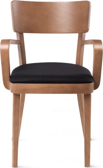 Stuhl mit festem Gestell und gepolsterter Sitzflche - Farbe des Gestells und der Polsterung optional