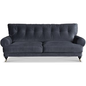 Andrew 3-Sitzer-Sofa - Grauer Samt