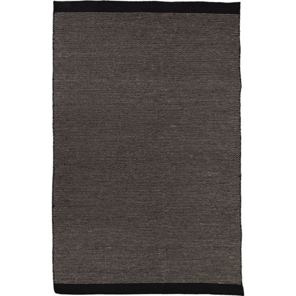 Kelim-Teppich Alba - Schwarz