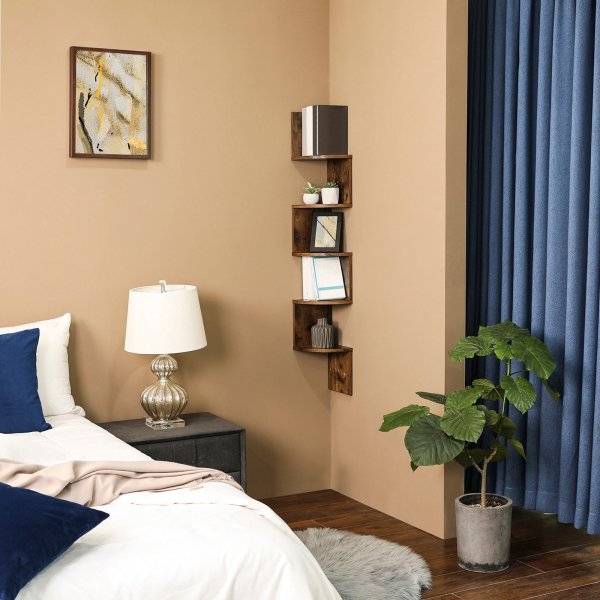 Damaskus-B�cherregal - Braun