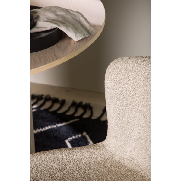 Modesto Esszimmerstuhl - Beigefarbenes Boucl