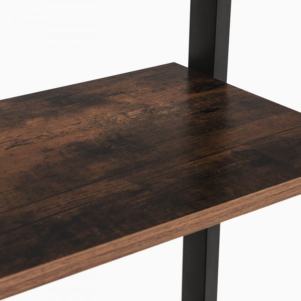 Petter Stufenregal 172 cm - Braun/Schwarz Petter Stufenregal 172 cm - Braun/Schwarz