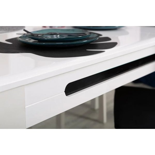 Azteca Esstisch 150-200 x 90 cm - Weiß Azteca Esstisch 150-200 x 90 cm - Weiß