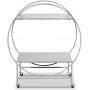 Miami Serving Trolley - Silber (Matt)