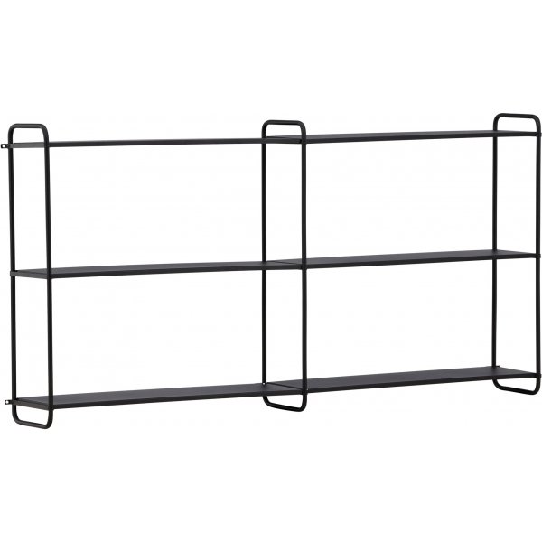 Lyon Wandregal 63 x 122 cm - Schwarz