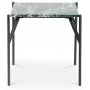 Accent Couchtisch 50 - Grner Marmor / Schwarz