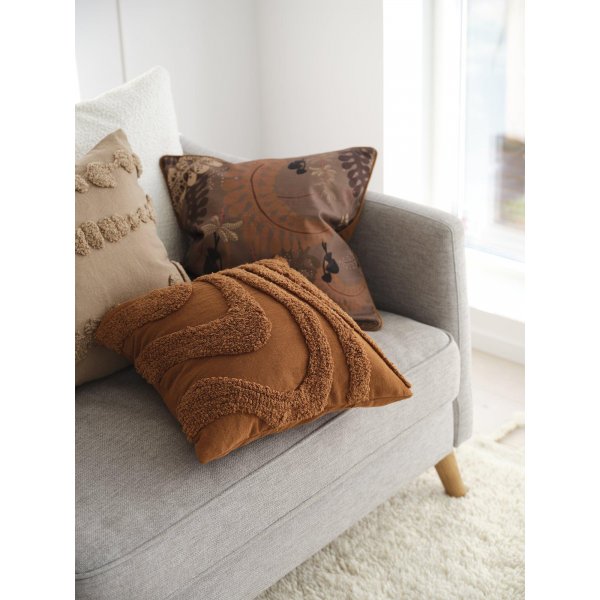 Dotty Kissenbezug 45 x 45 cm - Eiskaffee