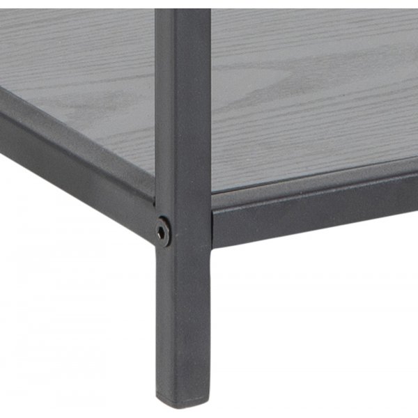 Seaford Nachttisch mit Schublade - Schwarz