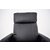 Enjoy Elof Strom-Recliner - Sessel in schwarzem Ecolather + Mbelpflegeset fr Textilien