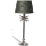 Palmblad Tischlampe 39cm - Silber