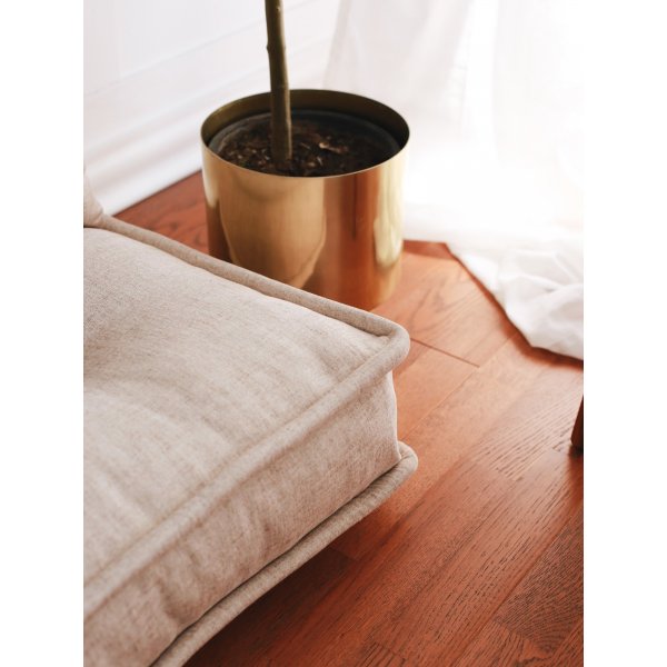 Natürlicher Sitzpuff - Creme Natürlicher Sitzpuff - Creme