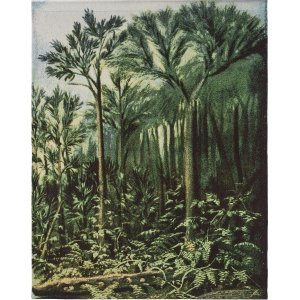 Botanische Mtze 100 x 127 cm - Grn