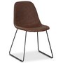 Atlantic Schlittenstuhl - Brown Vintage PU