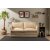 Saga 2-Sitzer-Schlafsofa XL - Creme