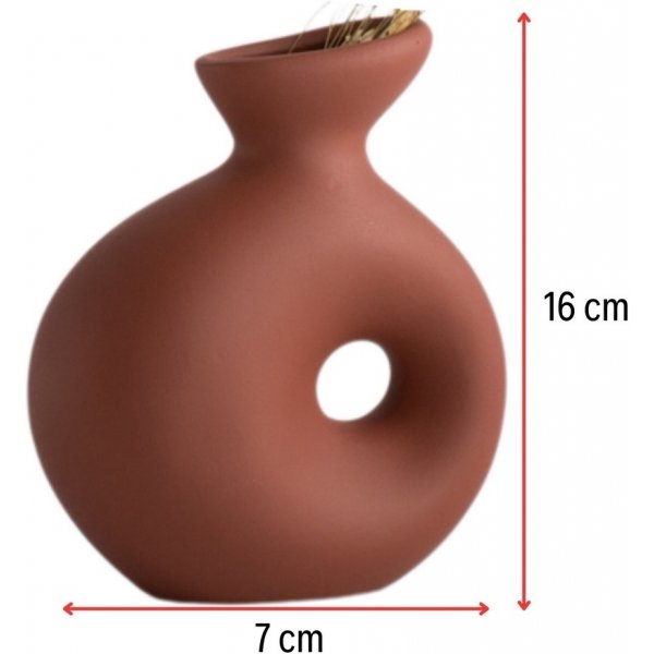 Delta-Vase - Ziegelrot Delta-Vase - Ziegelrot