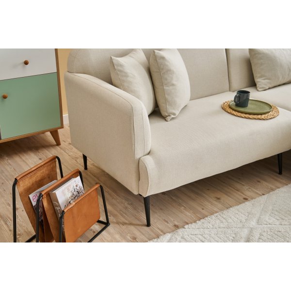 Revos Diwansofa rechts - Creme