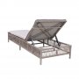Sonnenliege aus natrlichem Rattan - Verstellbar - Harpan