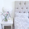 Kundenbild Gleiches Kopfteil (Wandbehang) 180x70 cm - Beige (Stoff)