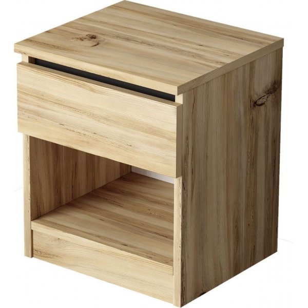 Luvio Nachttisch 26 - Eiche/schwarz Luvio Nachttisch 26 - Eiche/schwarz