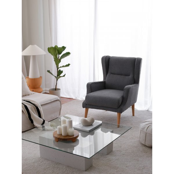 Klam-Sessel - Schwarz Klam-Sessel - Schwarz