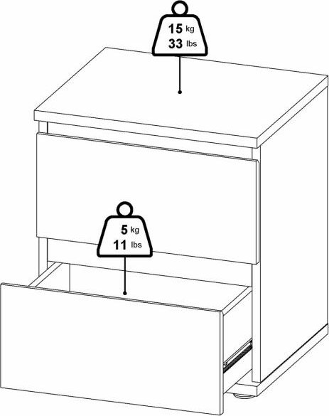 Nova Nachttisch - Eiche Nova Nachttisch - Eiche