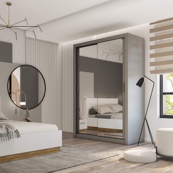 Einar Kleiderschrank 17 - Grau